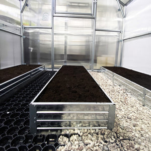 Raised Bed Set for 7.7 - 8.2 ft Wide Greenhouse 1